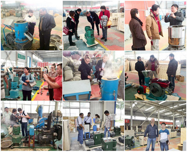 國(guó)外客戶(hù)到訪(fǎng)吉姆克顆粒機(jī)廠家現(xiàn)場(chǎng)試機(jī)飼料顆粒機(jī)設(shè)備